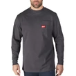 Kép 1/6 - Milwaukee WTLSG-XXL Hosszú ujjú zsebes póló Sötétszürke - 4932493042