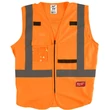 Kép 1/2 - Milwaukee Láthatósági mellény, narancssárga - S/M 1 db - 4932471892