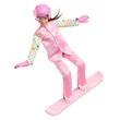 Kép 3/3 - Barbie: 65. évfordulós karrierbaba - Snowboardos baba - Mattel