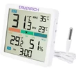 Kép 1/7 - Ermenrich Report WR10 hőmérséklet- és páratartalom-mérő - 86032