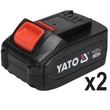 Kép 12/12 - YATO Akkus ütvefúró-csavarozó 75 Nm szénkefe nélküli 18 V Li-Ion (2 x 3 Ah akku