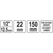 Kép 5/5 - YATO Lambdaszonda hosszú dugókulcs 1/2' 22 mm CrV