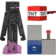 Kép 2/2 - Minecraft: Enderman karakter játékfigura kiegészítőkkel - Mattel