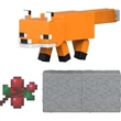 Kép 2/2 - Minecraft: Róka karakter játékfigura kiegészítőkkel - Mattel