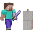 Kép 2/2 - Minecraft: Steve karakter játékfigura kiegészítőkkel - Mattel