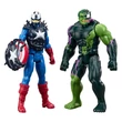 Kép 3/3 - Marvel Bosszúállók: VenomVersus Titan Hero Series Venomized Amerika Kapitánya vs Venomized Hulk - Hasbro