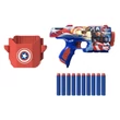Kép 2/3 - Nerf: Marvel Amerika Kapitánya szivacslövő fegyver - Hasbro