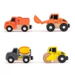 Kép 2/3 - Építőipari járműves játékszett 12db-os - Woodyland