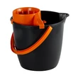 Kép 1/2 - Fekete / színes felmosó vödör + csavaró 12L többféle változatban