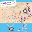 Kép 2/2 - Creativity Ékszerkészítő készlet színes gyöngyökkel 143db-os