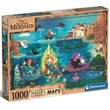 Kép 1/2 - Disney: A kis hableány térkép puzzle 1000db-os - Clementoni