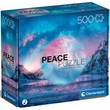 Kép 1/2 - Peace Puzzle: Világoskék 500db-os puzzle - Clementoni