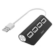 Kép 1/2 - Hama FIC usb 2.0 hub, 1:4 buspow. fekete (200119)
