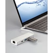 Kép 2/3 - Hama FIC usb 3.2 gen1 type-c hub (2 usb, 1 usb type-c) + lan (200108)