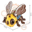 Kép 2/3 - Bee a boldog méhecske fénnyel és mozgó funkcióval 17cm