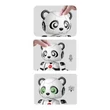 Kép 3/3 - 11-es, a robot panda pajtás fénnyel és hanggal, fém vázzal