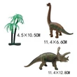 Kép 2/2 - Dino World: Triceratops vagy Brachiosaurus figura fával