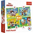 Kép 1/5 - Mickey egér és a barátai 4 az 1-ben puzzle - Trefl