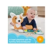 Kép 2/5 - Fischer-Price: Corgie Puppy Nőj velem pocakpárna csörgővel, rágókával és tükörrel - Mattel