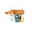 Kép 4/5 - Fischer-Price: Corgie Puppy Nőj velem pocakpárna csörgővel, rágókával és tükörrel - Mattel