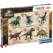 Kép 1/2 - Jurassic World 104db-os Super Color Puzzle - Clementoni