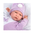 Kép 3/4 - Llorens: Lalo Llorón 42cm-es síró újszülött baba pillangó formájú pólyában