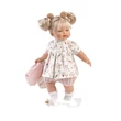 Kép 2/3 - Llorens: Roberta síró baba cumival, rózsaszín ruhában 33cm