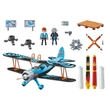 Kép 2/2 - Playmobil: Air Stuntshow - "Főnix" kétfedelű repülő hanggal (70831)