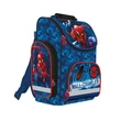Kép 1/2 - Pókember mintás kék anatómiai iskolatáska, hátizsák 35x25x15cm