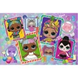 Kép 2/2 - Színes L.O.L babák 70db-os glitter puzzle - Trefl