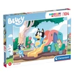 Kép 1/2 - Bluey kutya csúszdázik 104 db-os Supercolor puzzle - Clementoni