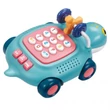 Kép 3/5 - Zenélő és világító teknősös bébi telefon kétféle változatban 20cm