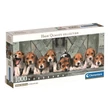 Kép 1/2 - Beagle kutyusok 1000db-os panoráma puzzle 98x33cm - Clementoni