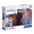Kép 1/2 - Jégvarázs: 12db-os mesekocka - Clementoni