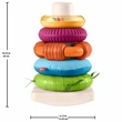 Kép 5/5 - Fisher-Price: Sensory Rock-A-Stack™ gyűrűpiramis - Mattel