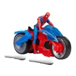 Kép 2/2 - Marvel: Pókember - Web Blast Cycle Pókember motorja figurával - Hasbro