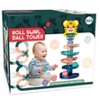 Kép 3/3 - Ball Tower: Vidám állatos golyópálya többféle változatban 68x22cm 1db