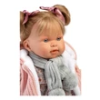 Kép 3/3 - Llorens: Alexandra 42cm-es baba hanggal kötött kabátban sállal