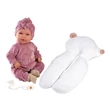 Kép 3/3 - Llorens: Mimi Llorana 42cm-es baba hanggal, macis kezeslábasban párnával