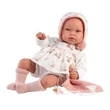 Kép 2/3 - Llorens: Tala Llorana 44cm-es újszülött baba hanggal kapucnis ruhában