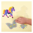 Kép 2/2 - PlayBox: 5mm-es MIDI vasalható gyöngy alap pillangó és ló