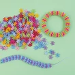 Kép 2/2 - PlayBox: Műanyag színes hópehelyformájú gyöngy szett 6200db-os