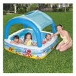 Kép 2/5 - Bestway: Beach Buddy™ pancsoló medence napvédő tetővel 140 x 140 x 114 cm
