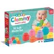 Kép 1/2 - Clemmy 10 db-os puha építőkocka szett - Clementoni