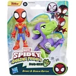 Kép 1/3 - Spidey és csodálatos barátai: Póki és Goblin Dino-Háló Akciófigura Szett - Hasbro