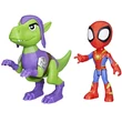 Kép 2/3 - Spidey és csodálatos barátai: Póki és Goblin Dino-Háló Akciófigura Szett - Hasbro