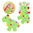 Kép 1/4 - Little Stars: Dinoszauruszos rágókás, csörgős nyálkendő