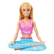 Kép 4/7 - Barbie: Hajlékony jóga baba szőke hajjal - Mattel