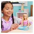 Kép 6/7 - Barbie: Hajlékony jóga baba szőke hajjal - Mattel