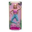 Kép 7/7 - Barbie: Hajlékony jóga baba szőke hajjal - Mattel